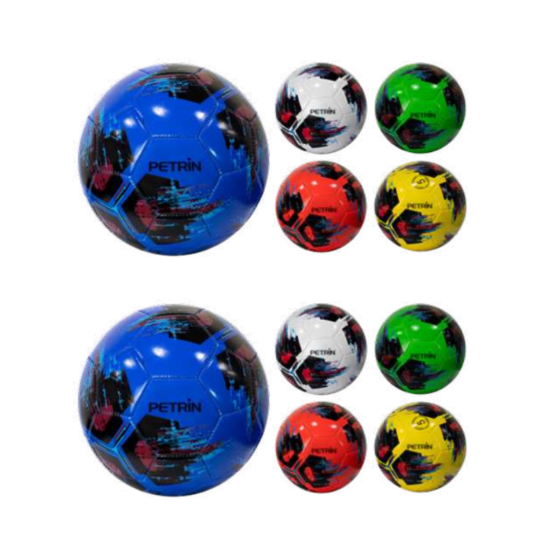 1005 BOLA DE FUTEBOL N5 CORES VARIADAS 260/280G 25CM